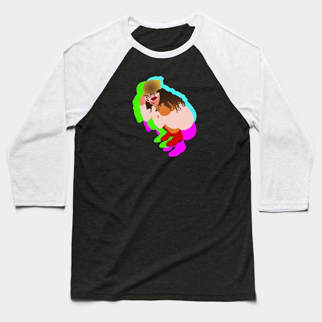 Juno Remi Wolf Baseball T-Shirt by sofjac